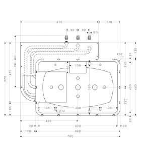 Скрытая часть Hansgrohe Raindance Rainmaker 28414180